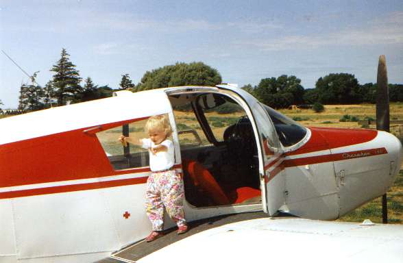 Frejas første flyvetur