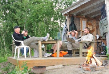 Aftenhygge &mdash; Thorkild, Henrik, Michael og Jesper