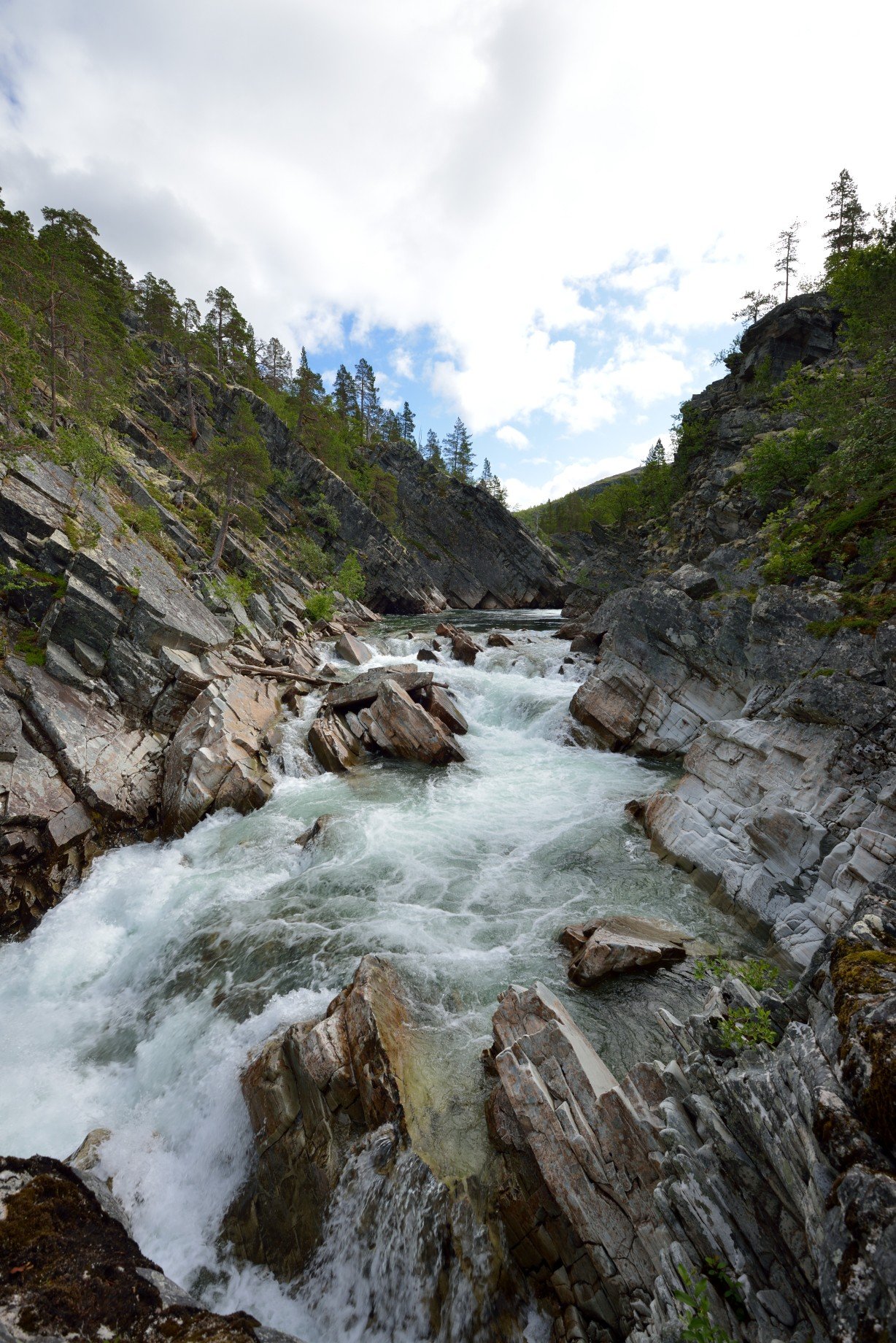 Den øvre del af Kvænangselva