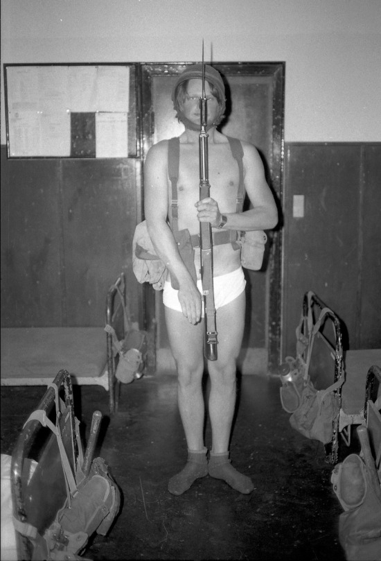 Olaw Rasmussen som soldat i H&oslash;velte