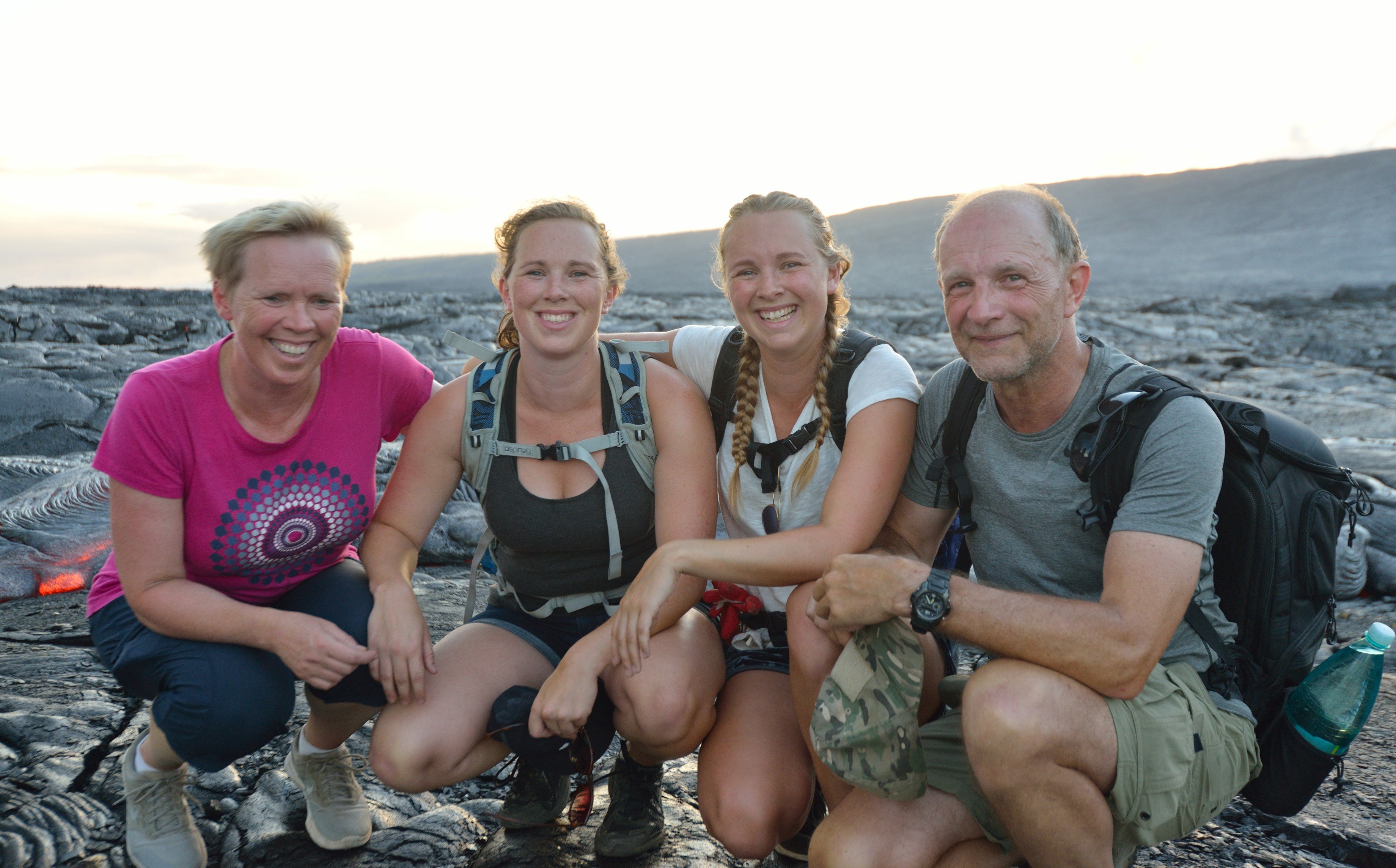 Varmt lavagys under foden