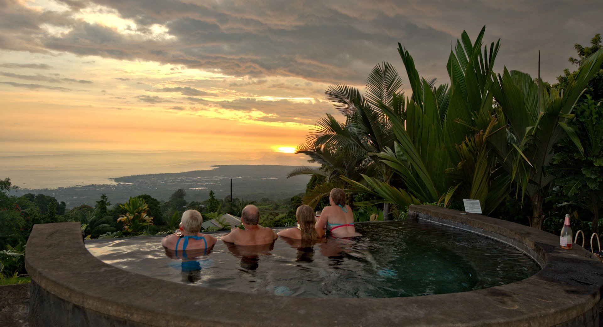 Aftenstemning pa Big Island &mdash; farvel Hawaii