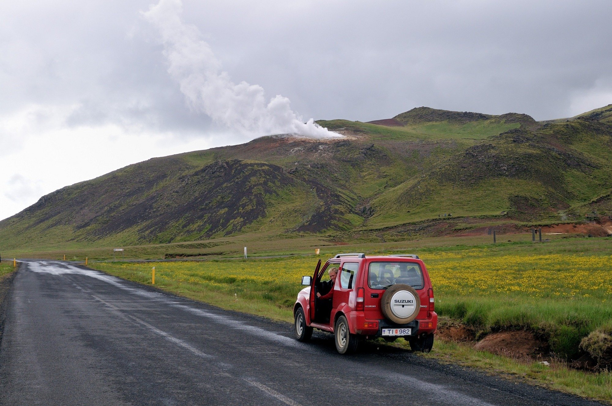 Islandsk natur — barske omgivelser