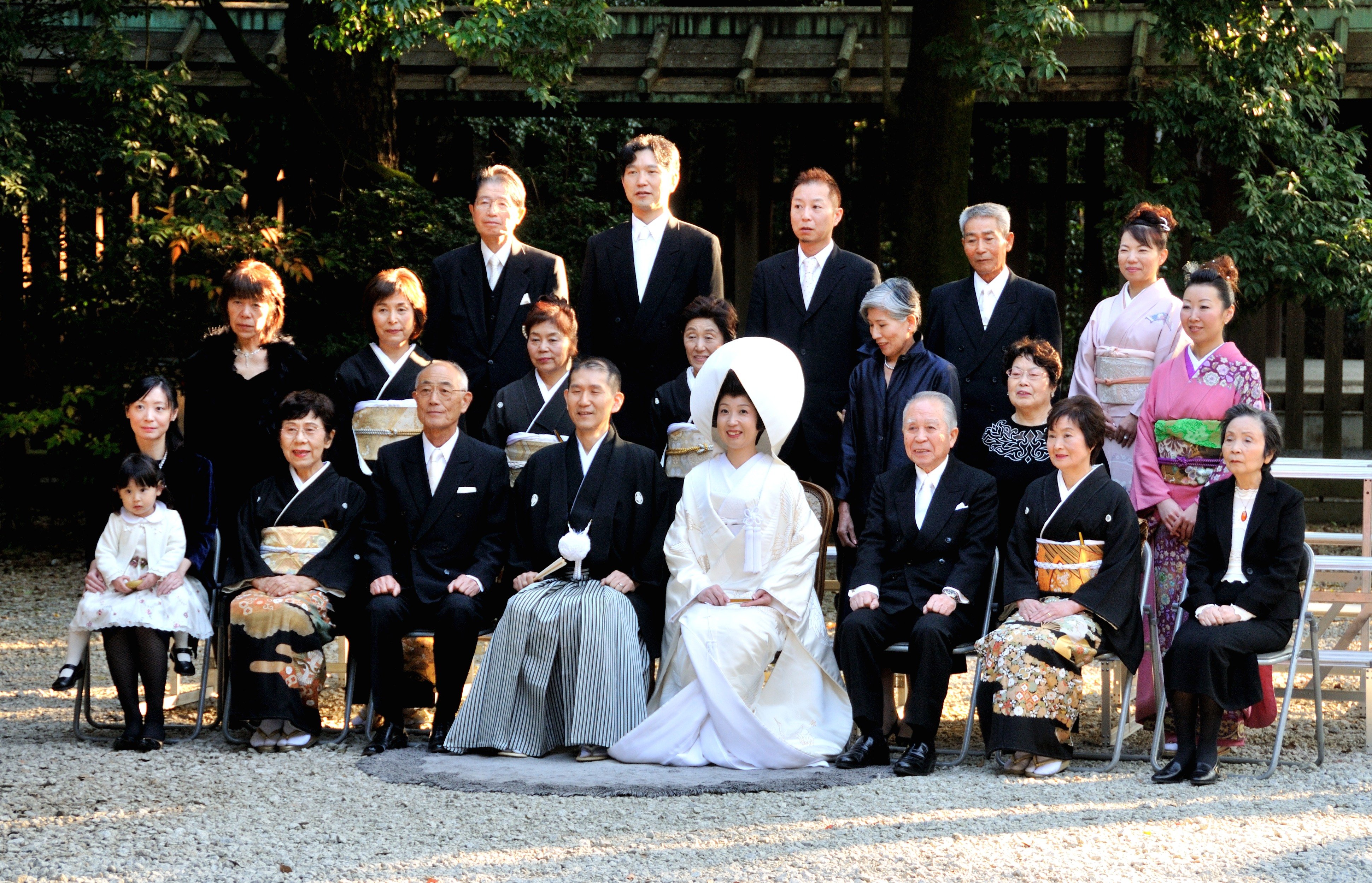 Japansk bryllup i Yoyogi Park