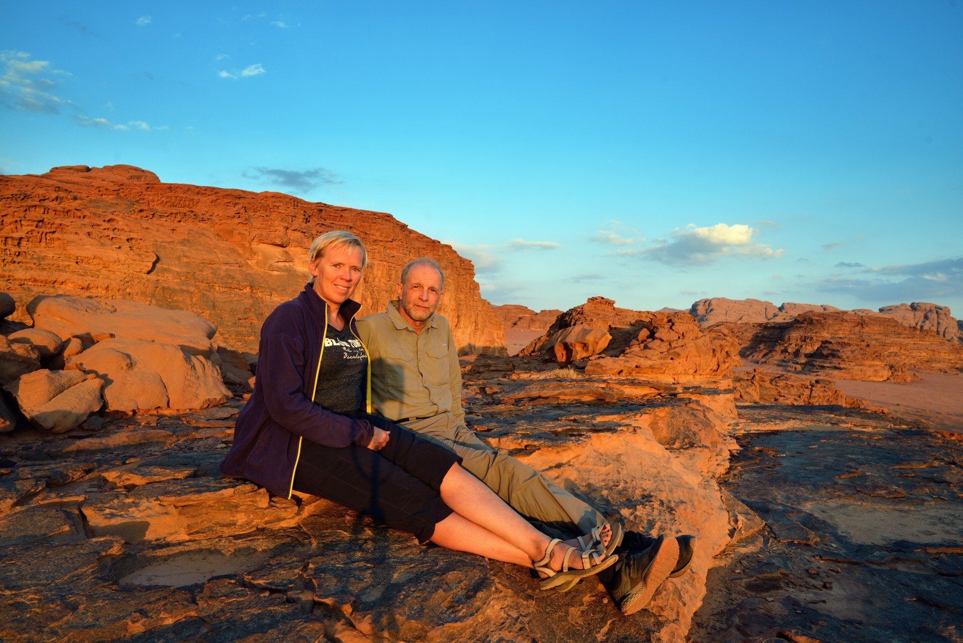 Karin og Carl i Wadi Rum