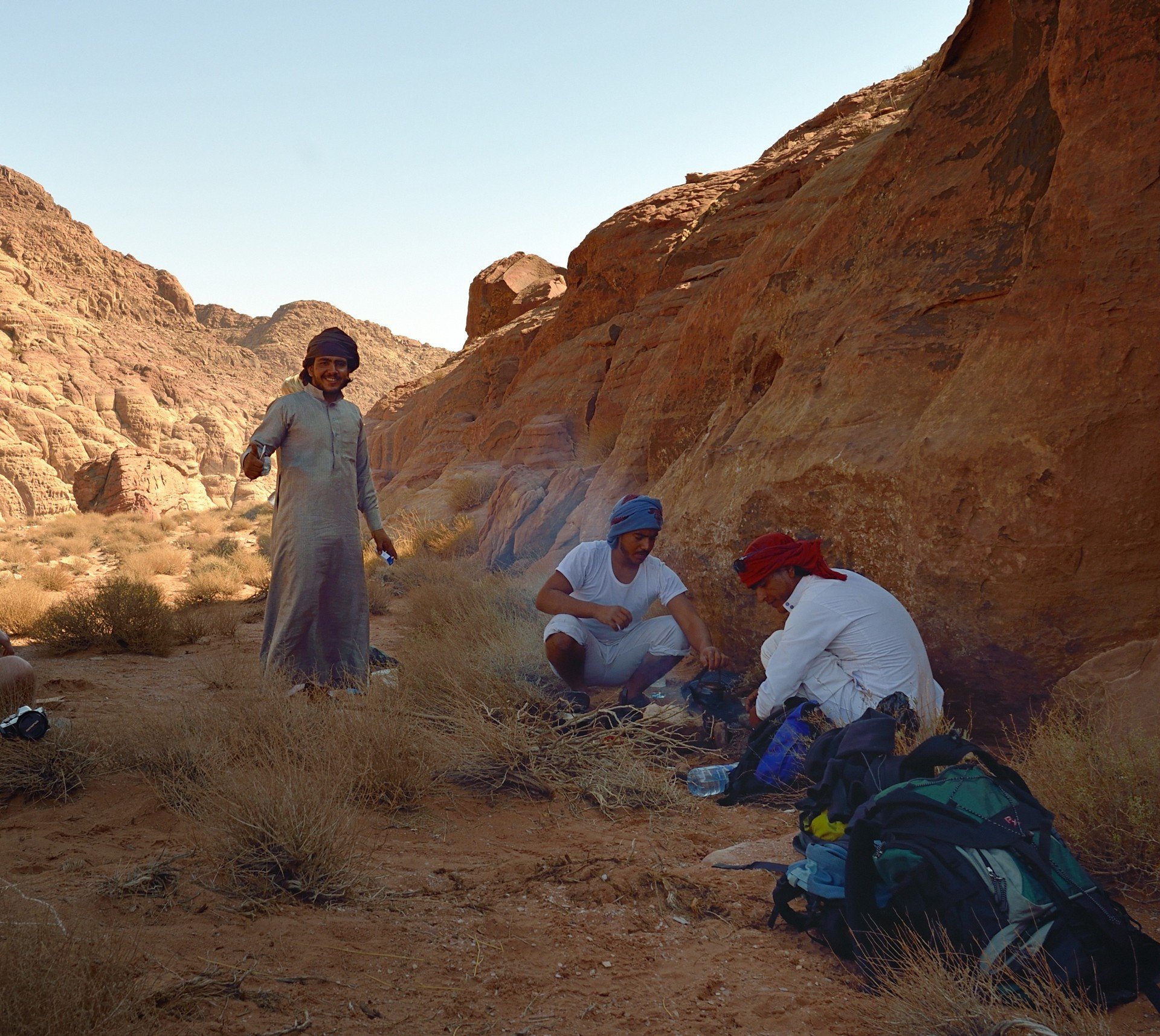 Lejr under stjernehimmelen i Wadi Rum