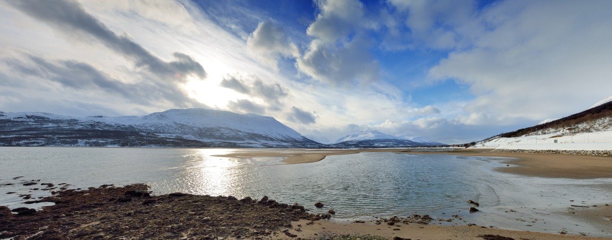 Færgeleje øst for Tromsø