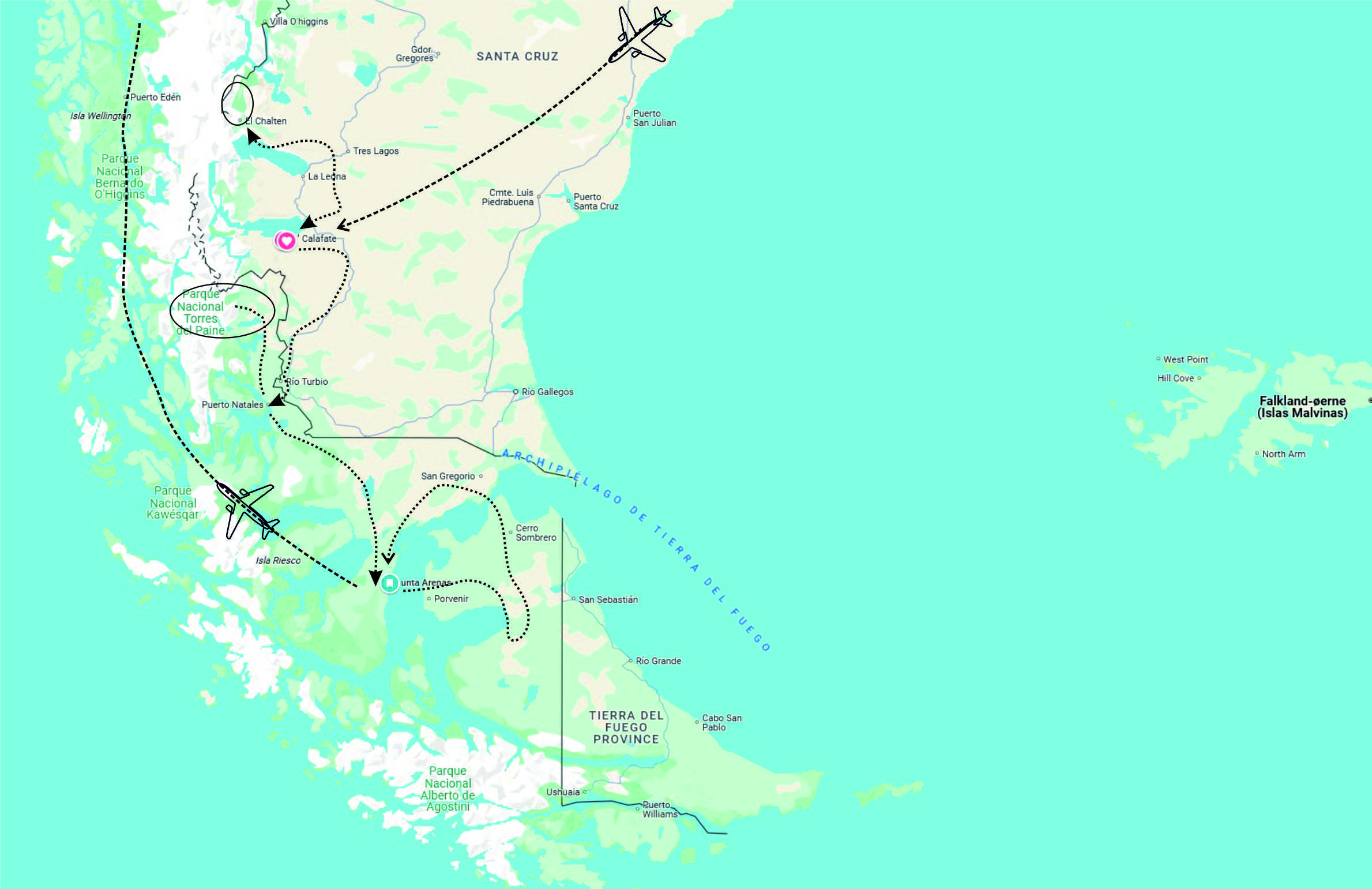 Patagonia &mdash; oversigt over landskabet