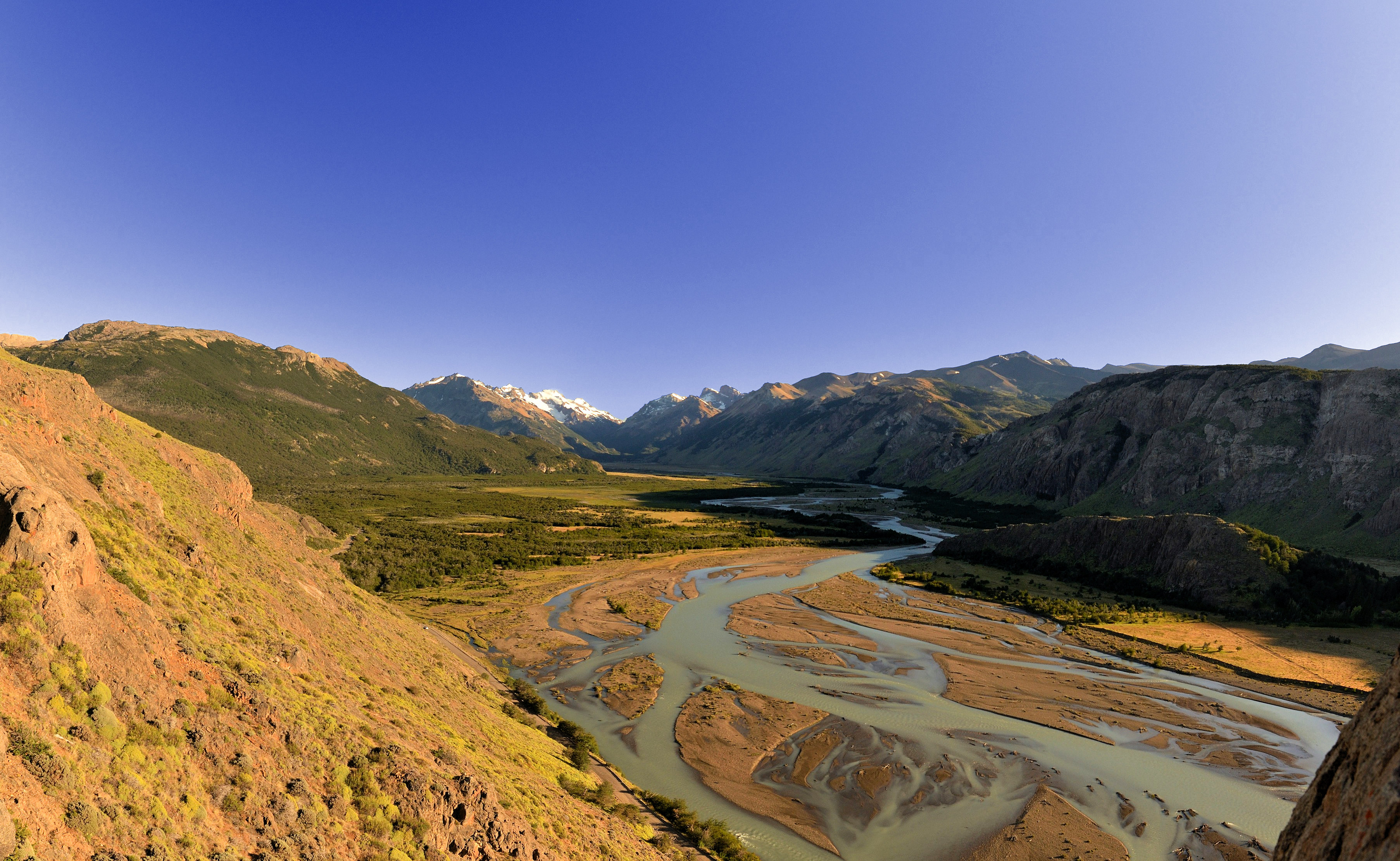 Panoramaudsigt over Fitz Roy-omr&aring;det