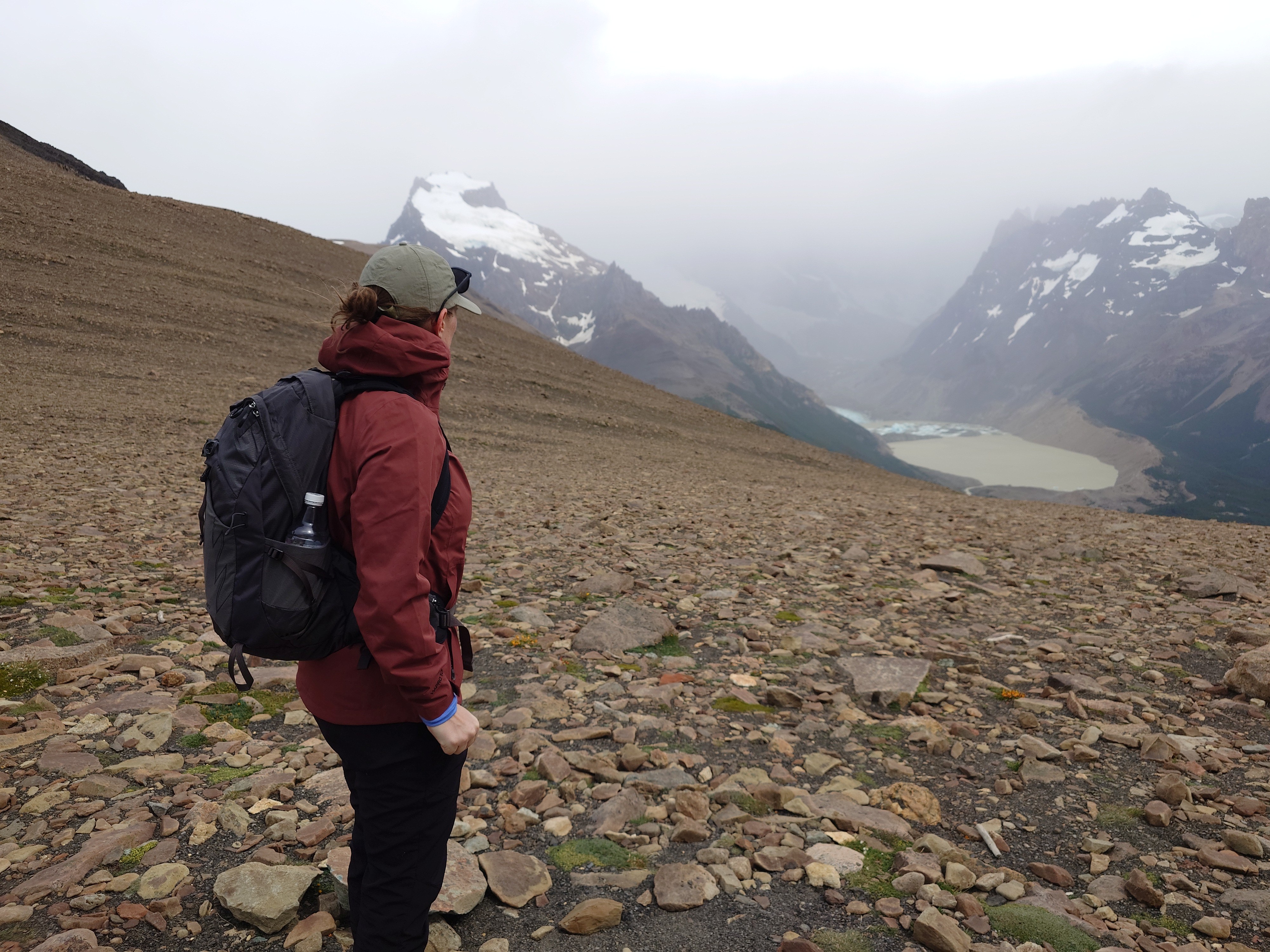 Freja med udsigt til Laguna Torre