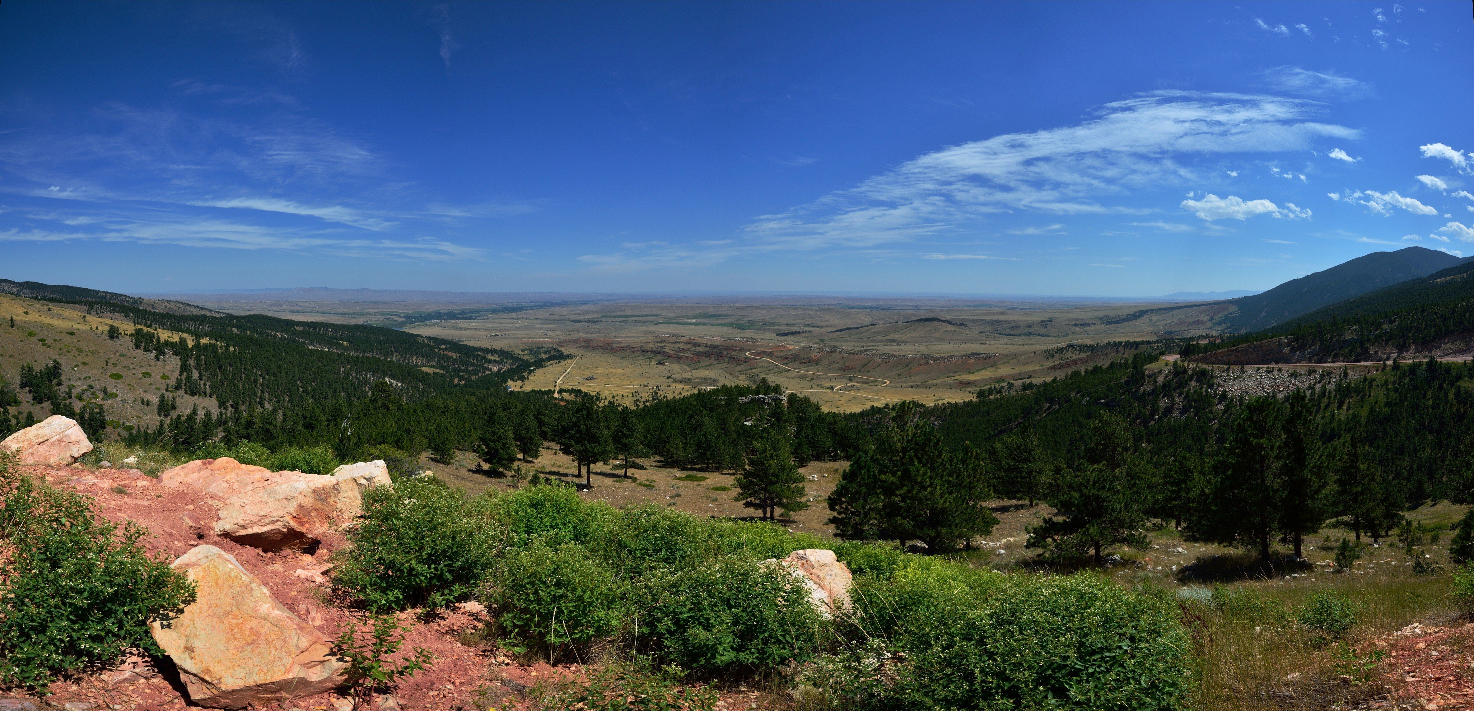 Rocky Mountains — set fra Wyoming på vej mod Yellowstone