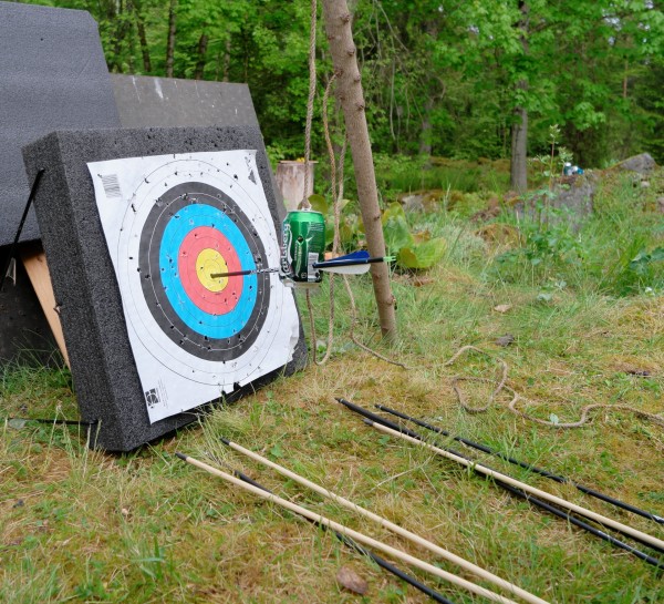 Bevægeligt mål — langbue