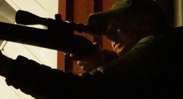 Henrik Mortensen natskydning med riffel