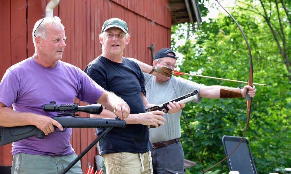 Peter, Henrik og Frede — dyb koncentration