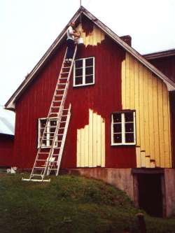 Naboens lange stige til gavlen